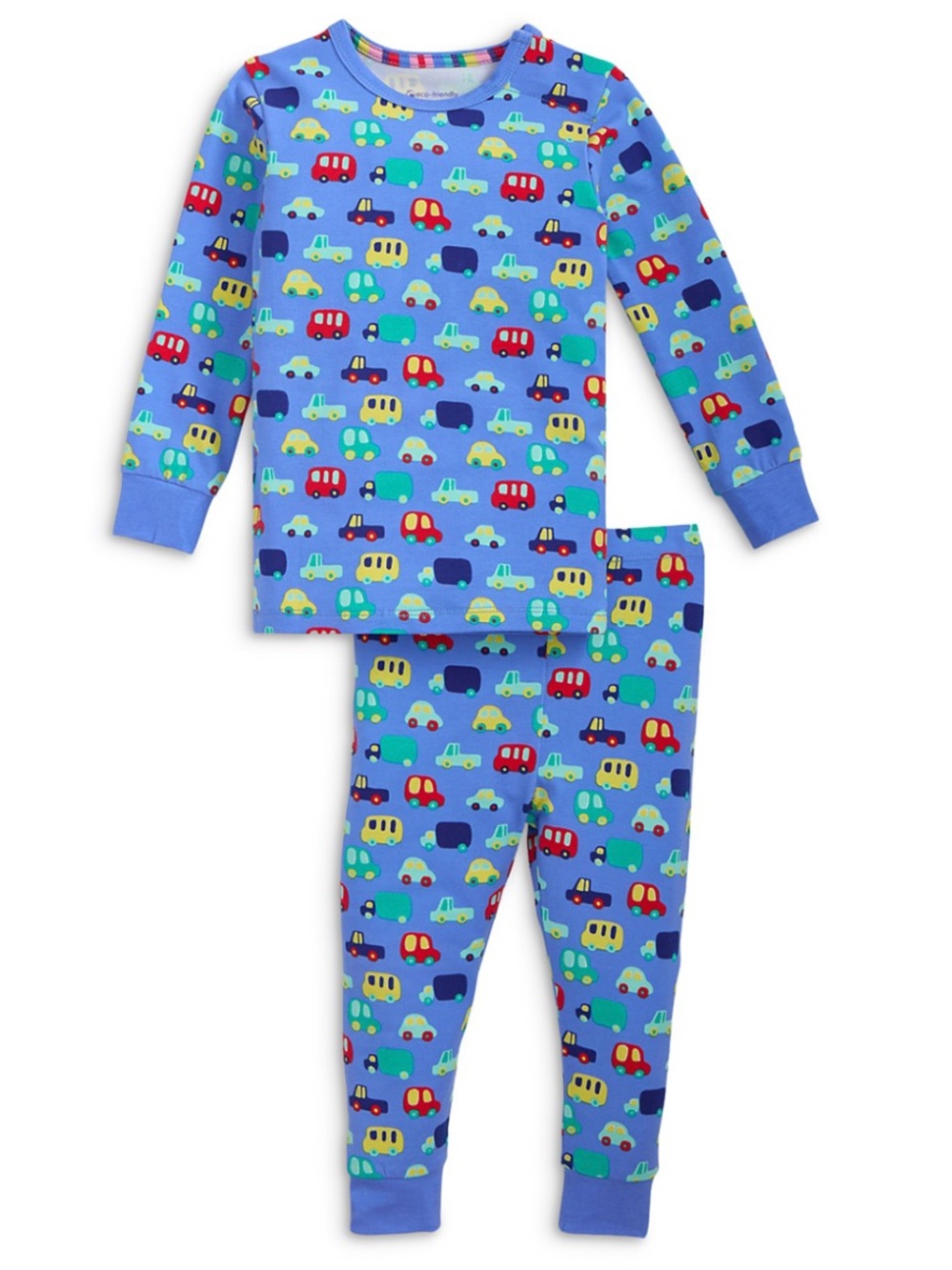 NWT Magnetic Me CloudStretch Blue Cars 2-Piece Boys Pajamas TENCEL